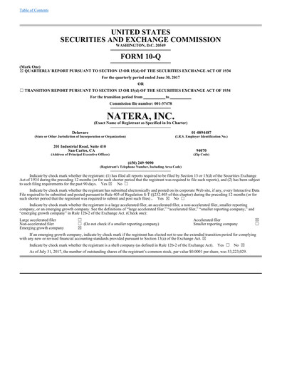 Thumbnail Natera Quarterly Report 2017-q2