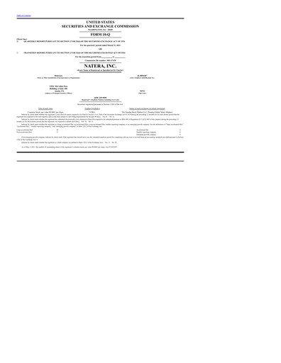 Thumbnail Natera Quarterly Report 2021-q1