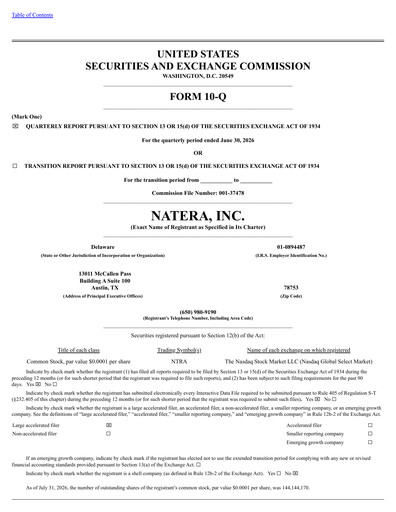 Thumbnail Natera Quarterly Report 2026-q2