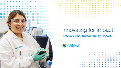 Thumbnail Natera Sustainability Report 2025