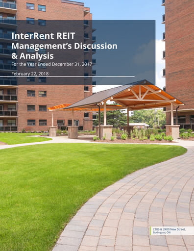 Thumbnail InterRent Real Estate Investment Trust Quarterly Report 2017-q4