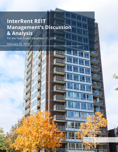 Thumbnail InterRent Real Estate Investment Trust Quarterly Report 2018-q4