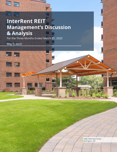 Thumbnail InterRent Real Estate Investment Trust Quarterly Report 2020-q1