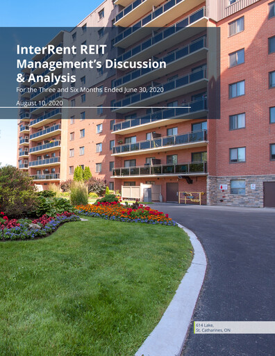 Thumbnail InterRent Real Estate Investment Trust Quarterly Report 2020-q2