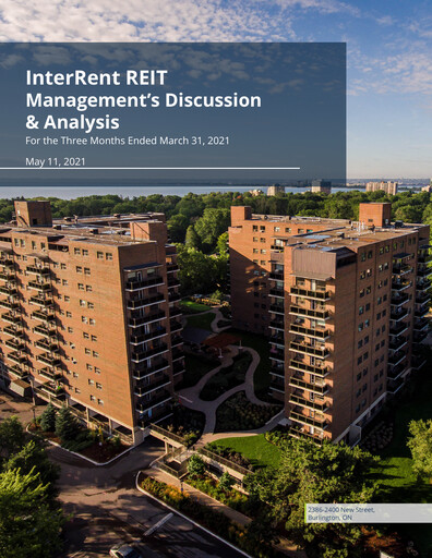 Thumbnail InterRent Real Estate Investment Trust Quarterly Report 2021-q1