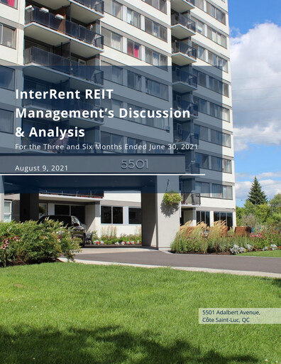 Thumbnail InterRent Real Estate Investment Trust Quarterly Report 2021-q2