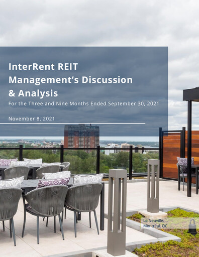 Thumbnail InterRent Real Estate Investment Trust Quarterly Report 2021-q3