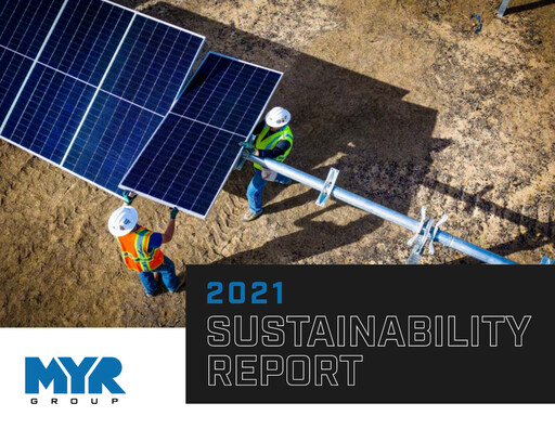 Thumbnail MYR Group Sustainability Report 2021