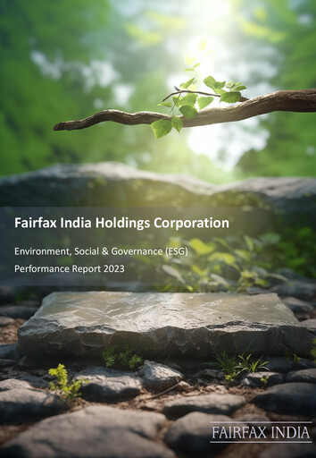 Thumbnail Fairfax India Holdings ESG Report 2023