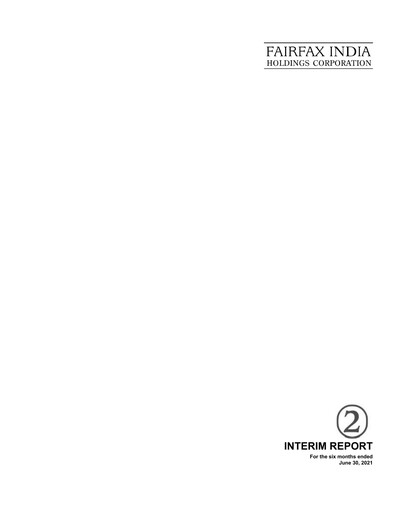 Vorschaubild Fairfax India Holdings Quartalsbericht 2021-q2