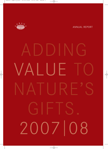 Thumbnail Agrana Annual Report 2007-2008