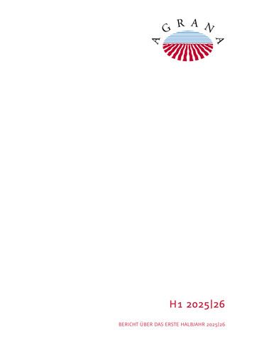 Thumbnail Agrana Half-year Report 2025-h1