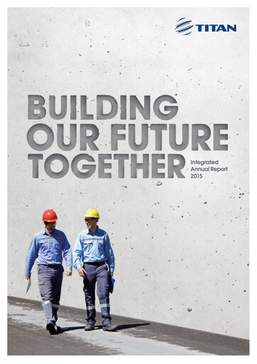 Thumbnail Titan Cement International Annual Report 2015