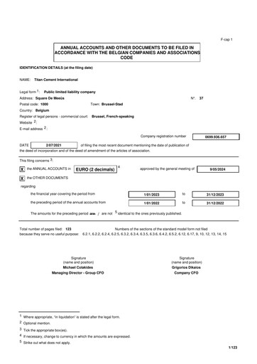 Thumbnail Titan Cement International Financial Statement 2023