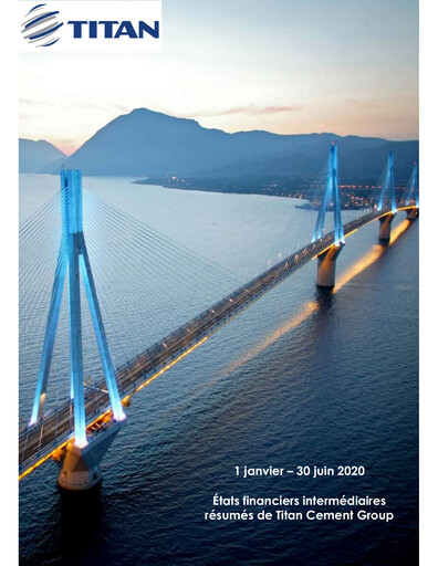 Thumbnail Titan Cement International Half-year Report 2020-h1