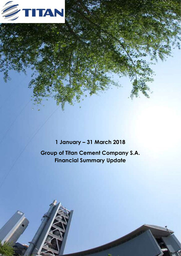 Thumbnail Titan Cement International Quarterly Report 2018-q1