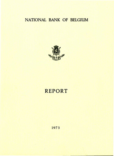 Thumbnail Banque nationale de Belgique Annual Report 1973