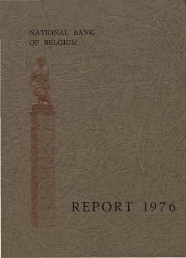 Thumbnail Banque nationale de Belgique Annual Report 1976