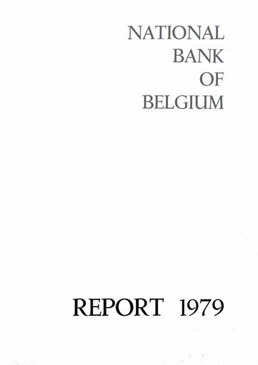 Thumbnail Banque nationale de Belgique Annual Report 1979