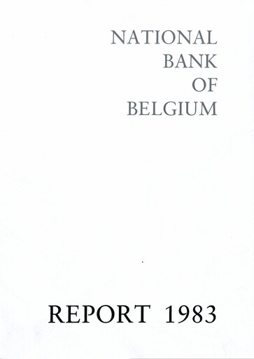 Thumbnail Banque nationale de Belgique Annual Report 1983