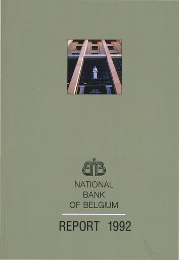 Thumbnail Banque nationale de Belgique Annual Report 1992