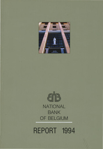 Thumbnail Banque nationale de Belgique Annual Report 1994