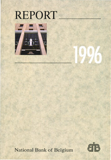 Thumbnail Banque nationale de Belgique Annual Report 1996