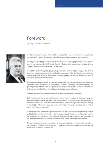 Thumbnail Banque nationale de Belgique Annual Report 2002