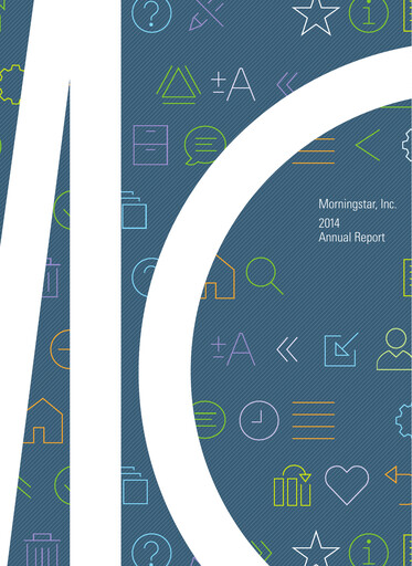 Thumbnail Morningstar
 Annual Report 2014