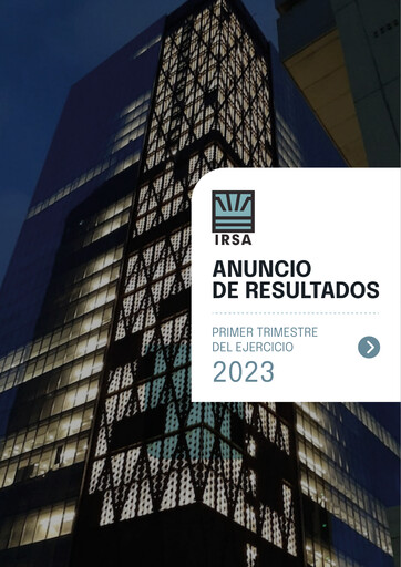 Thumbnail IRSA Inversiones y Representaciones Quarterly Report 2023-q1