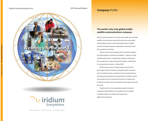 Vorschaubild Iridium Communications Jahresbericht 2012
