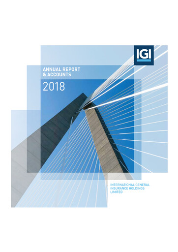 Thumbnail International General Insurance Annual Report 2018