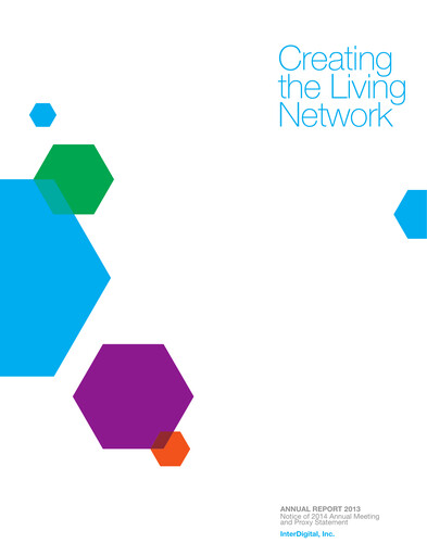 Thumbnail InterDigital
 Annual Report 2013