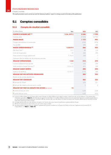 Thumbnail Nexans Financial Statement 2024
