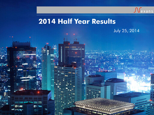 Thumbnail Nexans Half-year Report 2014-h1