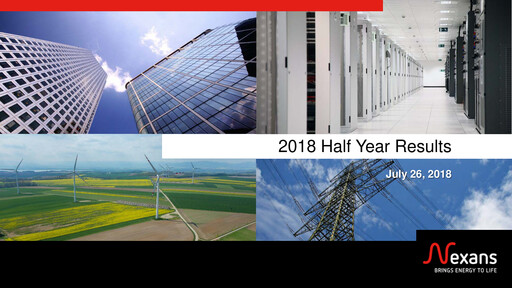 Thumbnail Nexans Half-year Report 2018-h1