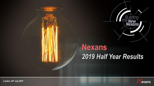 Thumbnail Nexans Half-year Report 2019-h1