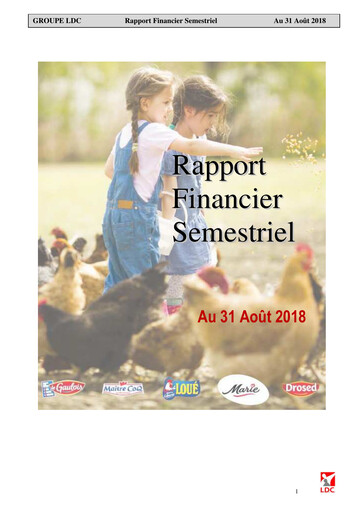 Vorschaubild L.D.C. S.A. Halbjahresbericht 2018-2019