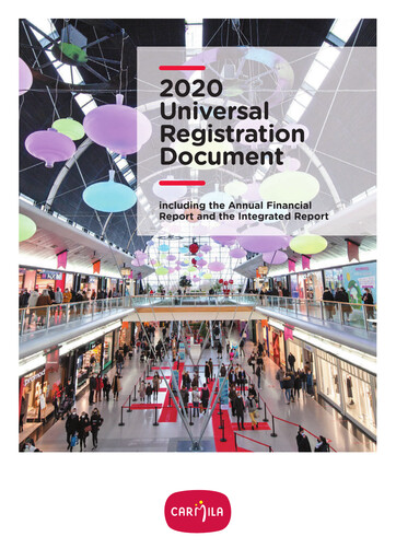 Thumbnail Carmila Universal Registration Document 2020