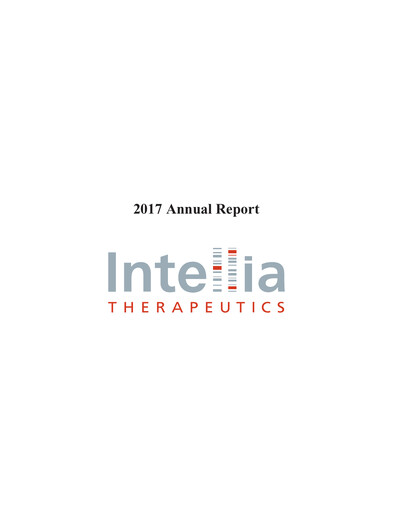 Vorschaubild Intellia Therapeutics Jahresbericht 2017