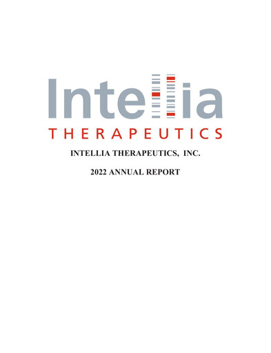 Vorschaubild Intellia Therapeutics Jahresbericht 2022