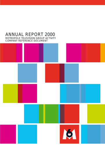 Miniature Métropole Télévision (Groupe M6) Rapport annuel 2000