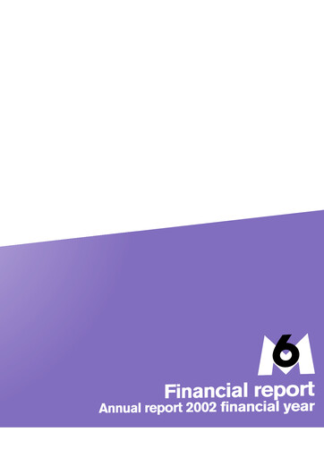 Thumbnail Métropole Télévision (Groupe M6) Annual Report 2002