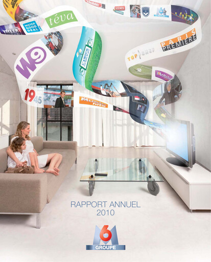 Miniature Métropole Télévision (Groupe M6) Rapport annuel 2010