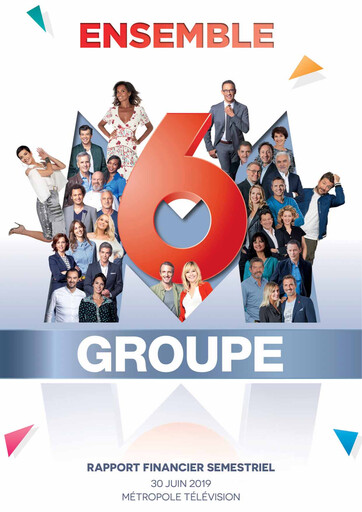 Miniature Métropole Télévision (Groupe M6) Rapport financier 2019-h1