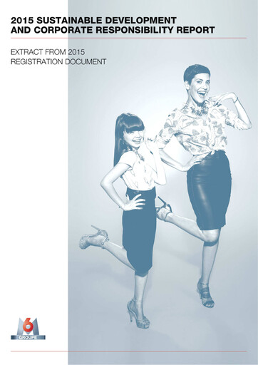 Miniature Métropole Télévision (Groupe M6) Rapport de durabilité 2015