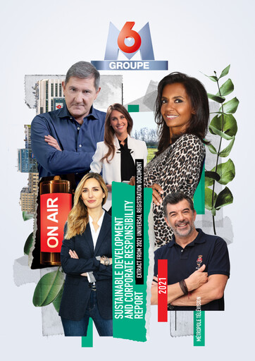 Miniature Métropole Télévision (Groupe M6) Rapport de durabilité 2021