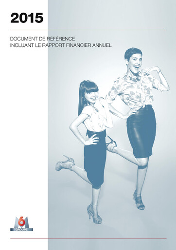Miniature Métropole Télévision (Groupe M6) Document d'enregistrement universel 2015