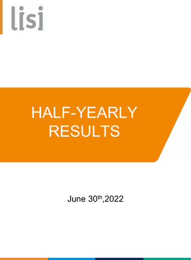 Thumbnail Lisi S.A. Half-year Report 2022