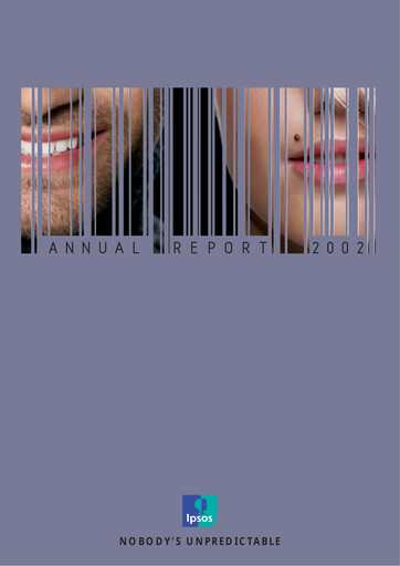 Thumbnail Ipsos Annual Report 2002